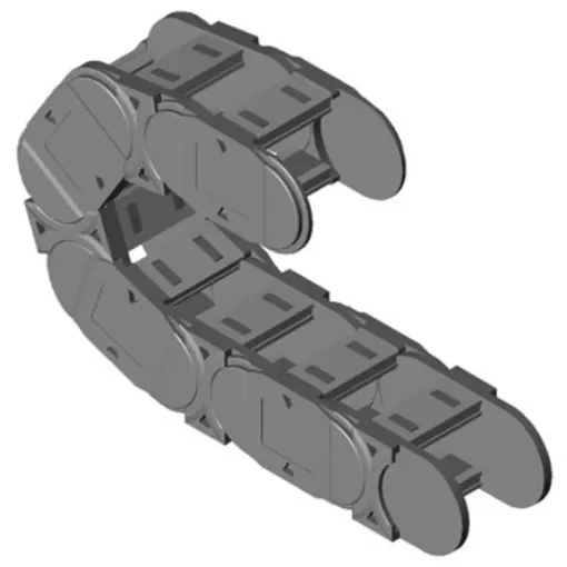 Igus E4.32, e-chain Black Cable Chain - Flexible Slot, W100 mm x D54mm, L1m, Igumid G - E4.32.10.075.0 product image