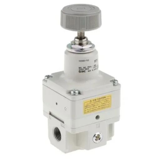 SMC G 1/4 Pneumatic Regulator - 0.005MPa to 0.2MPa, 1/4in, 1MPa max. input - IR2000-F02 product image