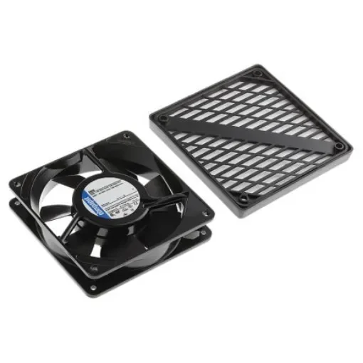 ebm-papst 9900 Series Axial Fan Kit, 230 V ac, AC Operation, 117m³/h, 14W, 119 x 119 x 25mm - 9956-KR1 product image