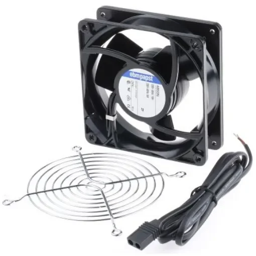 ebm-papst 4000 N Series Axial Fan Kit, 230 V ac, AC Operation, 100m³/h, 10W, 119 x 119 x 38mm - 4850N-KR0 product image