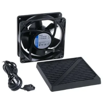 ebm-papst 4000 N Series Axial Fan Kit, 115 V ac, AC Operation, 180m³/h, 18W, 119 x 119 x 38mm - 4600N-KR1 product image