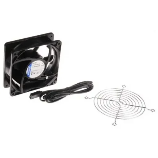ebm-papst 4000 N Series Axial Fan Kit, 115 V ac, AC Operation, 180m³/h, 18W, 119 x 119 x 38mm - 4600N-KR0 product image