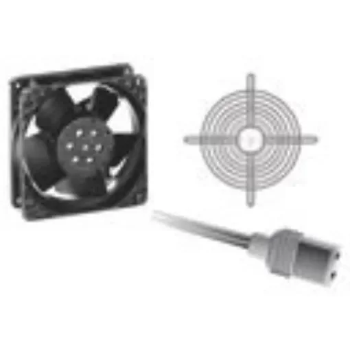 ebm-papst 4000 N Series Axial Fan Kit, 115 V ac, AC Operation, 180m³/h, 18W, 119 x 119 x 38mm - 4606N-KR0 product image