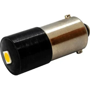 Oxley Yellow LED Indicator Lamp, 12-60V ac/dc, BA9s Base, 10mm Diameter, 181mcd - ELED/BA9S/YW product image