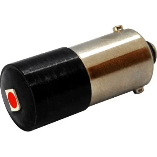 Oxley Red LED Indicator Lamp, 12V ac/dc, BA9s Base, 10mm Diameter, 123mcd - ELED/BA9S/RD product image