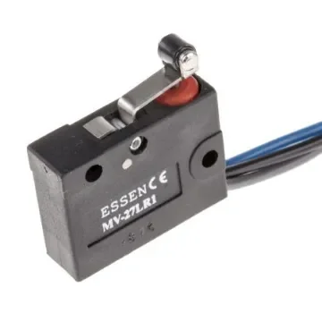 RS PRO Short Roller Lever Micro Switch, Cable Terminal, 5 A @ 250 V ac, SP-CO, IP67 - 7972549 product image