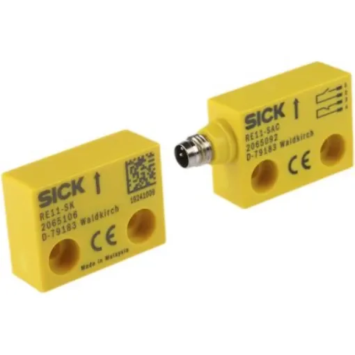 SICK RE11 Series Magnetic Non-Contact Safety Switch, 30V dc, Plastic Housing, NC, M8 - RE11-SAC product image