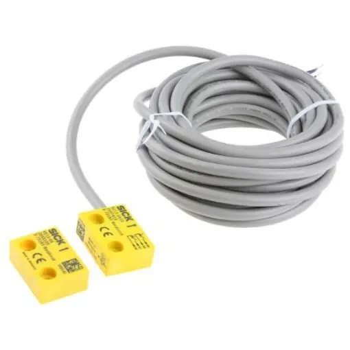 SICK RE13 Series Magnetic Non-Contact Safety Switch, 30V dc, Plastic Housing, 2NO, Cable - RE13-SA05 product image