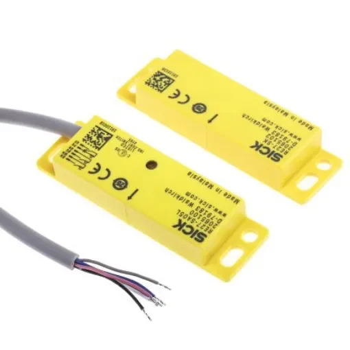 SICK RE27 Series Magnetic Non-Contact Safety Switch, 30V dc, Plastic Housing, 3NO, M12 - RE27-SA05L product image