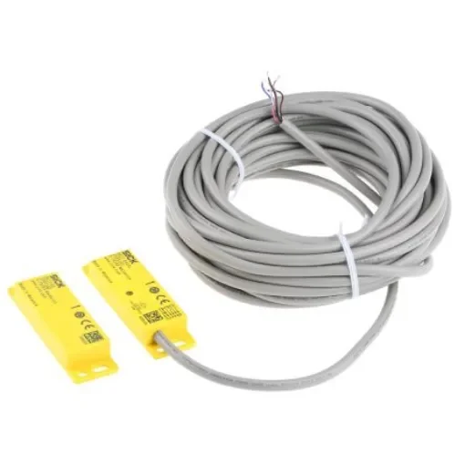 SICK RE27 Series Magnetic Non-Contact Safety Switch, 30V dc, Plastic Housing, 3NO, M12 - RE27-SA10L product image