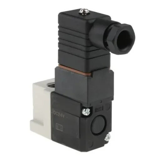 SMC 3/2 Pneumatic Solenoid Valve - Solenoid/Solenoid G 1/4 VT307 Series 24V dc - VT307-5D1-02F-Q product image