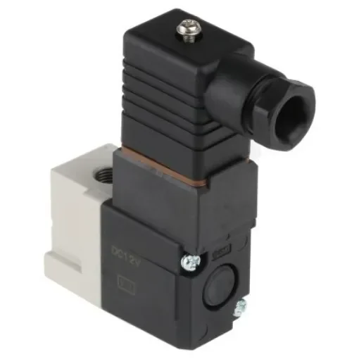 SMC 3/2 Pneumatic Solenoid Valve - Solenoid/Solenoid G 1/8 VT307 Series 12V dc - VT307-6D1-01F-Q product image