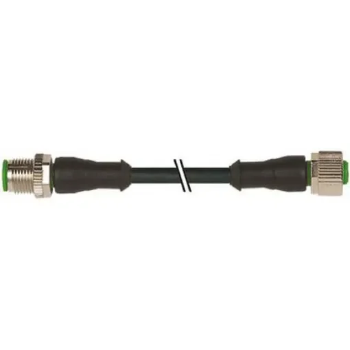 Murrelektronik Limited Straight Female 4 way M12 to Straight Male 4 way M12 Sensor Actuator Cable, 1m - 7000-40021-6340100 product image