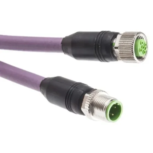 Murrelektronik Limited Straight Female 4 way M12 to Straight Male 4 way M12 Sensor Actuator Cable, 1m - 7000-44001-8400100 product image