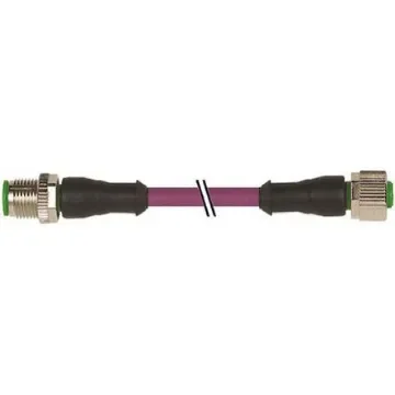 Murrelektronik Limited Straight Female 4 way M12 to Straight Male 4 way M12 Sensor Actuator Cable, 3m - 7000-44001-8400300 product image