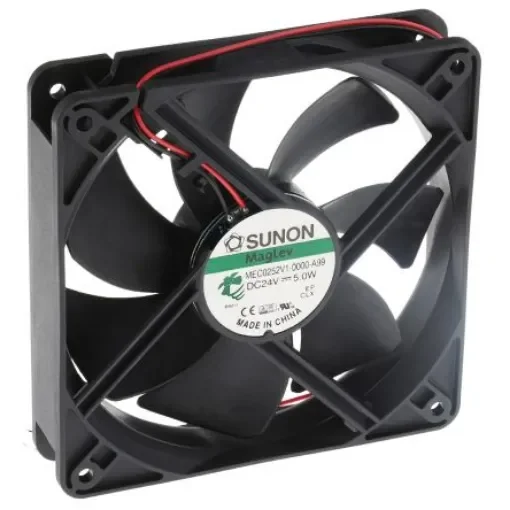 Sunon ME Series Axial Fan, 24 V dc, DC Operation, 184m³/h, 5W, 207mA Max, 120 x 120 x 25mm - MEC0252V1-0000-A99 product image