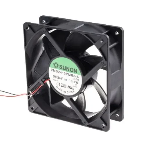 Sunon PMD Series Axial Fan, 24 V dc, DC Operation, 289m³/h, 13.7W, 570mA Max, 120 x 120 x 38mm - PMD2412PMB2-A (2).GN product image