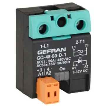 Gefran GQ Series Solid State Relay, 50 A Load, Surface Mount, 230 V ac Load, 260V ac/dc Control - GQ-50-24-A-1-1 (230V/50A) product image