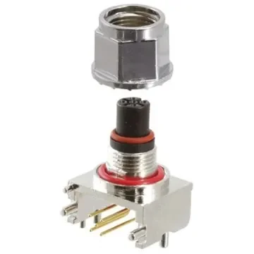 Molex Circular Connector, 5 Contacts, Panel Mount, M12 Connector, Socket, Female, IP67, Micro-Change Series - 130299-0300 product image