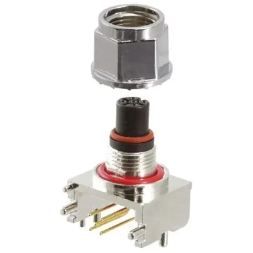 Molex Circular Connector, 5 Contacts, Panel Mount, M12 Connector, Socket, Female, IP67, Micro-Change Series - 130299-0300 product image