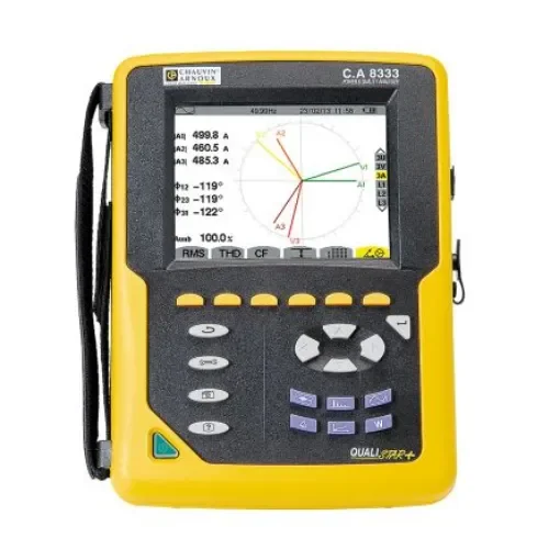 Chauvin Arnoux CA 8333 Power Quality Analyser, 1, 3-Phase, 10000A ac Max, 1000 V ac, 1200V dc Max - P01160541 product image