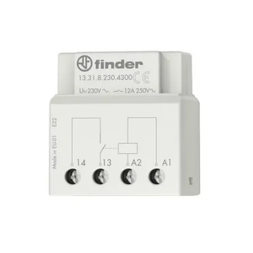 Finder Switch Box Power Relay, 24V dc Coil, 12A Switching Current, SPST - 13.31.9.024.4300 product image