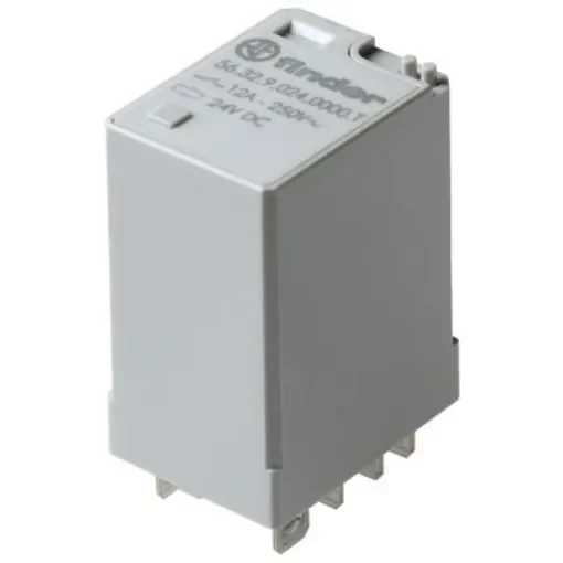 Finder Plug In Power Relay, 110V dc Coil, 12A Switching Current, DPDT - 56.32.9.110.0000T product image