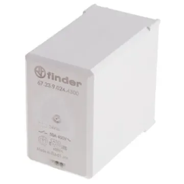 Finder PCB Mount Power Relay, 24V dc Coil, 50A Switching Current, 3P-NO - 67.23.9.024.4300 product image