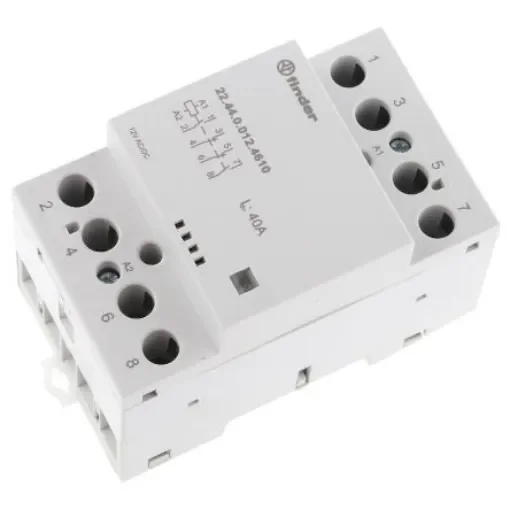 Finder 22 Series Contactor, 12 V ac/dc Coil, 4-Pole, 40 A - 22.44.0.012.4610 product image