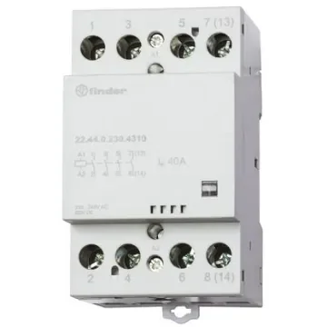 Finder 22 Series Contactor, 125 V ac Coil, 4-Pole, 40 A - 22.44.0.120.4710 product image