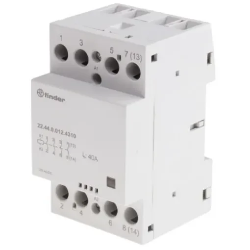 Finder 22 Series Contactor, 12 V ac/dc Coil, 4-Pole, 63 A - 22.64.0.012.4310 product image