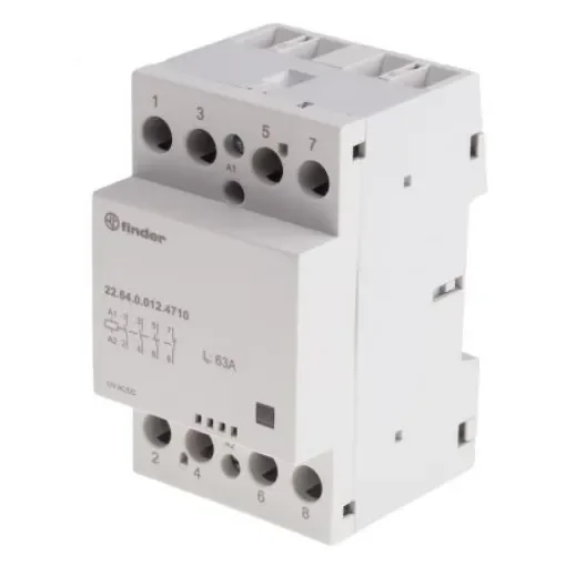 Finder 22 Series Contactor, 12 V ac/dc Coil, 4-Pole, 63 A - 22.64.0.012.4710 product image