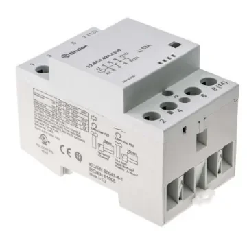 Finder 22 Series Contactor, 24 V ac, 24 V dc Coil, 4-Pole, 63 A, 5 W, 4NO - 22.64.0.024.4310 product image