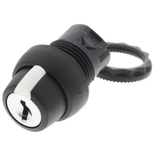 Allen Bradley 800F 2-position Key Switch Head, Latching, 22mm Cutout - 800FP-KM21 product image