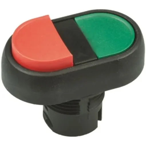 Allen Bradley 800F Series Green, Red Momentary Push Button Head, 22mm Cutout, IP65 - 800FP-LU2E4F3 product image