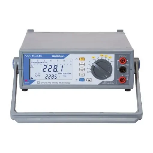 Metrix MX 5006 Bench Digital Multimeter, True RMS, 20A ac Max, 20A dc Max, 1000V ac Max - MX5006 product image