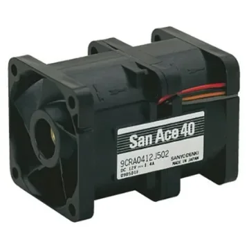 Sanyo Denki San Ace 9CRA Series Axial Fan, 12 V dc, DC Operation, 57m³/h, 21.6W, 1.8A Max, 40 x 40 x 56mm - 9CRA0412K501 product image