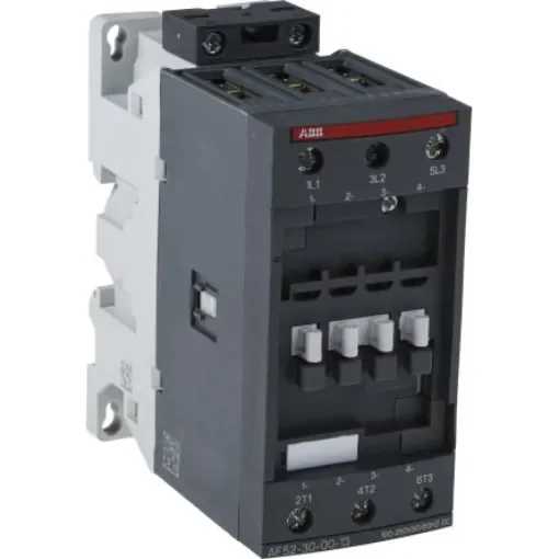 ABB AF52 AF Contactor, 230 V ac Coil, 3-Pole, 100 A, 22 kW, 3NO, 690 V ac - 1SBL367001R1300  AF52-30-00-13 product image