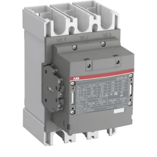 ABB AF370 AF Contactor, 24 V ac/dc Coil, 3-Pole, 600 A, 200 kW, 3NO, 690 V ac - 1SFL607002R1111  AF370-30-11-11 product image