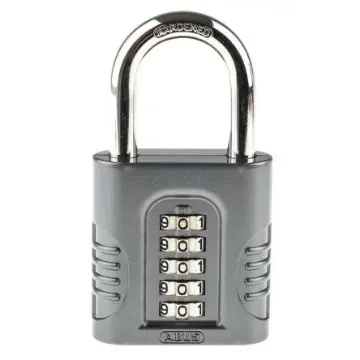 ABUS Combination Weatherproof Zinc Combination Padlock, 10mm Shackle, 63mm Body - 158/65 product image
