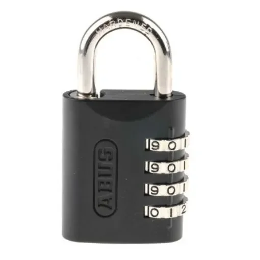 ABUS Combination Weatherproof Steel Combination Padlock, 6mm Shackle, 45mm Body - 158KC/45 AP4050 product image