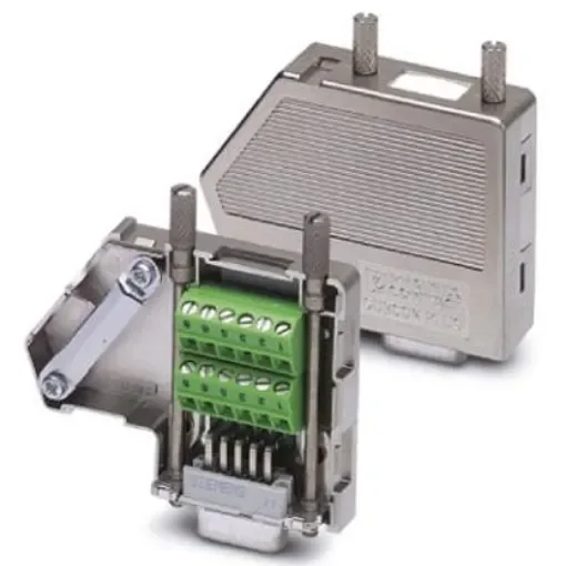 Phoenix Contact SUBCON-PLUS 9 Way 35 ° Cable Mount D-sub Connector Socket - 2744241 product image