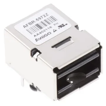 Broadcom AFBR-5972Z Fibre Optic Transceiver, 100Mbit/s, 650nm 8-Pin product image