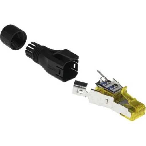 Phoenix Contact VS-08 Series Male RJ45 Connector, Cable Mount, Cat6a Straight 8P8C -Way - 1419001 product image