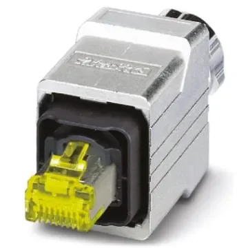 Phoenix Contact VS-PPC Series Male RJ45 Connector, Cable Mount, Cat6a Straight 8 -Way - 1422108 product image