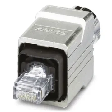 Phoenix Contact VS-PPC Series Male RJ45 Connector, Cable Mount, Cat5 Straight 4 -Way - 1608100 product image