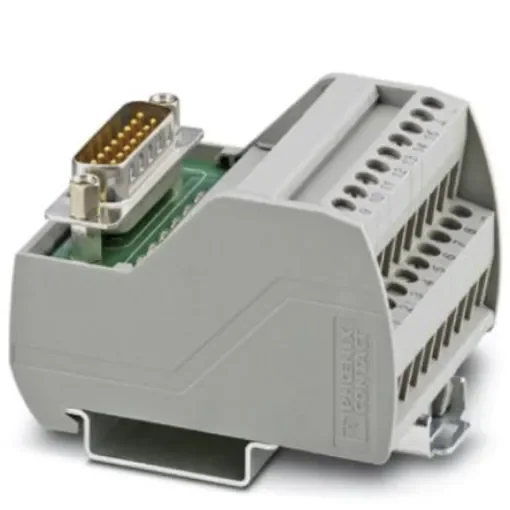 Phoenix Contact 15-Contact Male Interface Module, D-sub Connector, DIN Rail Mount, 2.5A - 2322155 product image