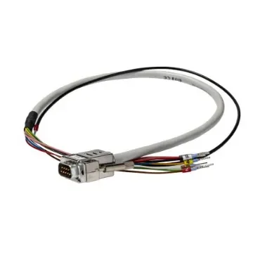 Phoenix Contact Male 9 Pin D-sub Unterminated Cable, 0.5m PVC, CABLE-D- 9SUB/M/OE/0.25/S/0.5M Series - 2926360 product image