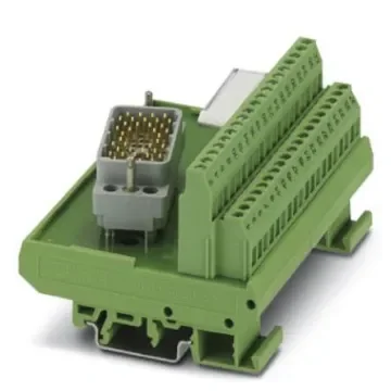 Phoenix Contact 38-Contact Male Interface Module, ELCO Connector, DIN Rail Mount, 2A - 2976297 product image