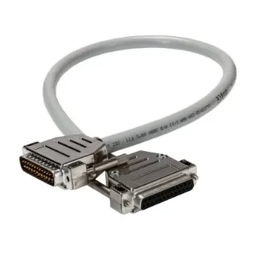 Phoenix Contact Female 25 Pin D-sub to Male 25 Pin D-sub Cable, 0.5m PVC, CABLE-D25SUB/B/S/ 50/KONFEK/S Series - 2302120 product image